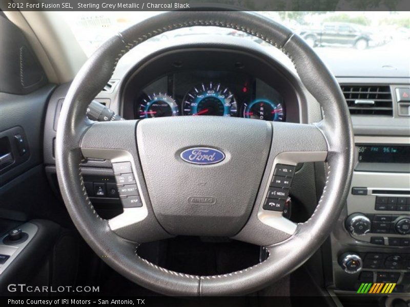 Sterling Grey Metallic / Charcoal Black 2012 Ford Fusion SEL