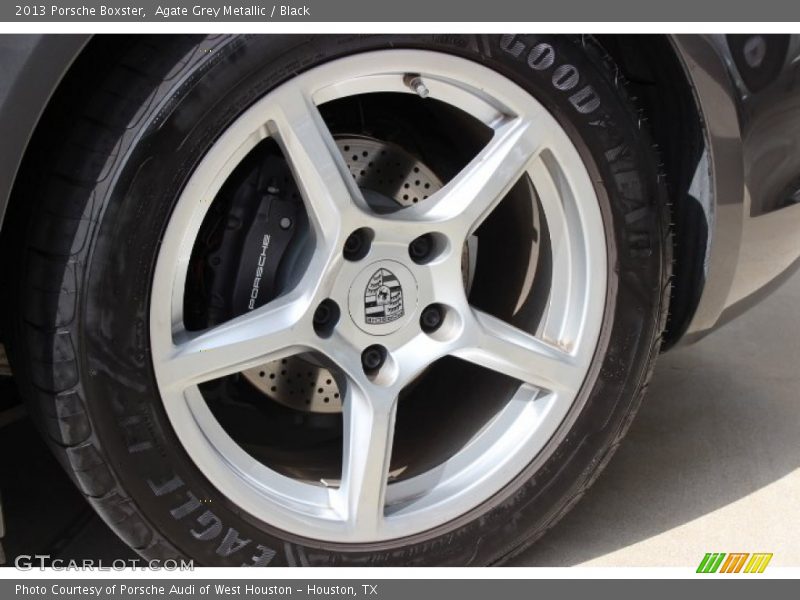 Agate Grey Metallic / Black 2013 Porsche Boxster