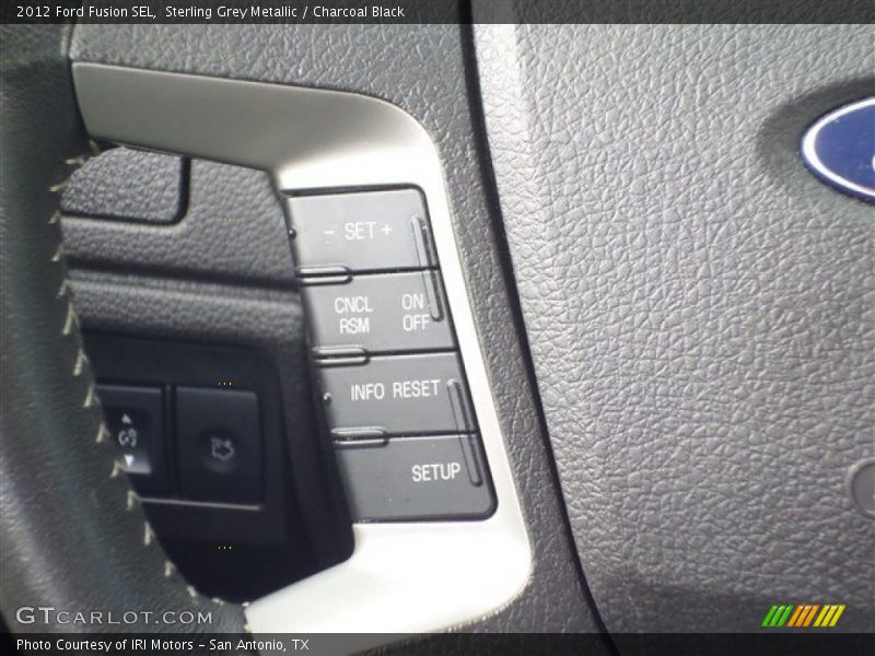 Sterling Grey Metallic / Charcoal Black 2012 Ford Fusion SEL