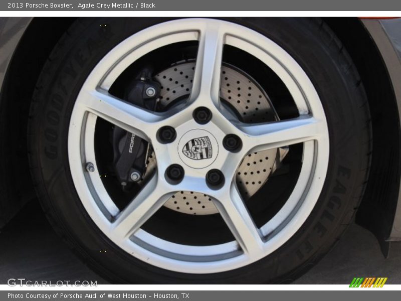 Agate Grey Metallic / Black 2013 Porsche Boxster