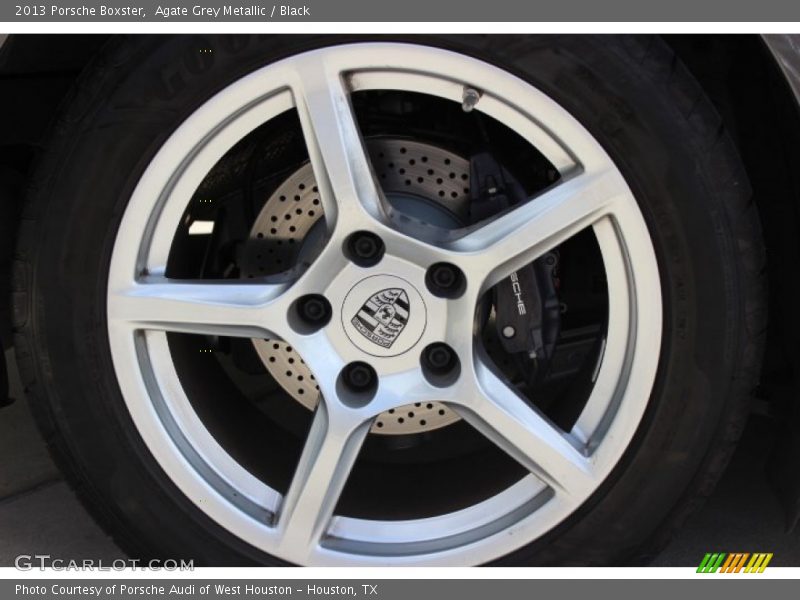 Agate Grey Metallic / Black 2013 Porsche Boxster