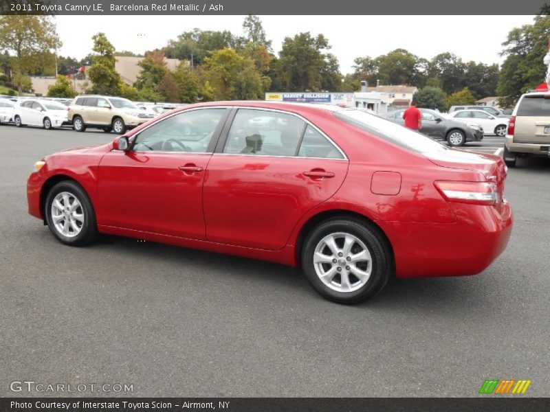 Barcelona Red Metallic / Ash 2011 Toyota Camry LE