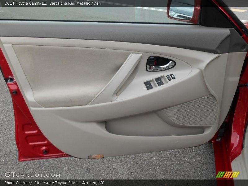 Barcelona Red Metallic / Ash 2011 Toyota Camry LE