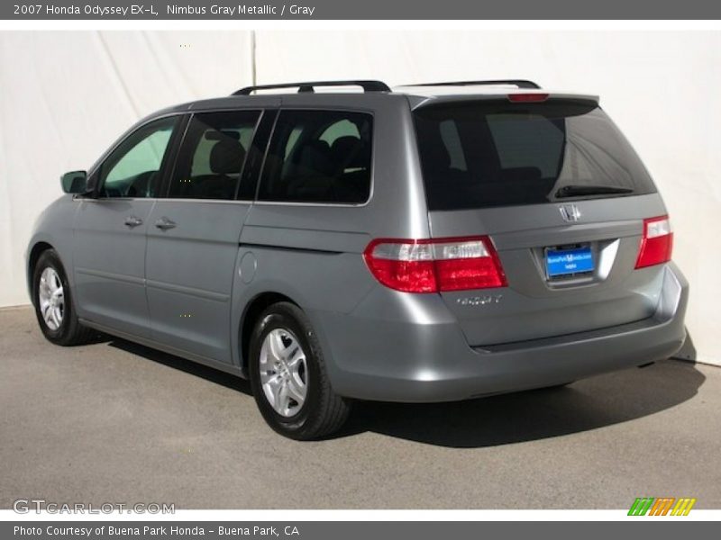 Nimbus Gray Metallic / Gray 2007 Honda Odyssey EX-L
