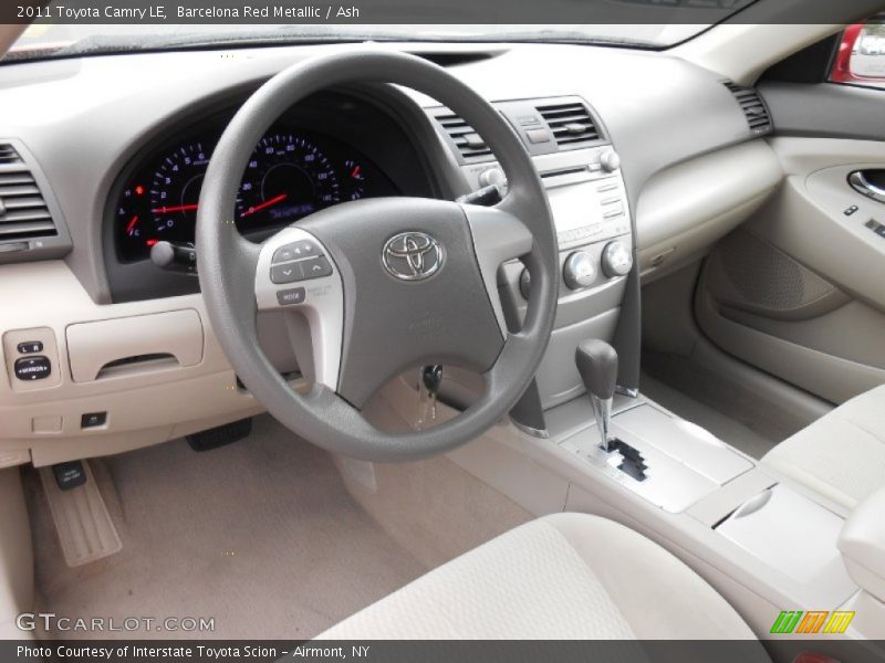Barcelona Red Metallic / Ash 2011 Toyota Camry LE