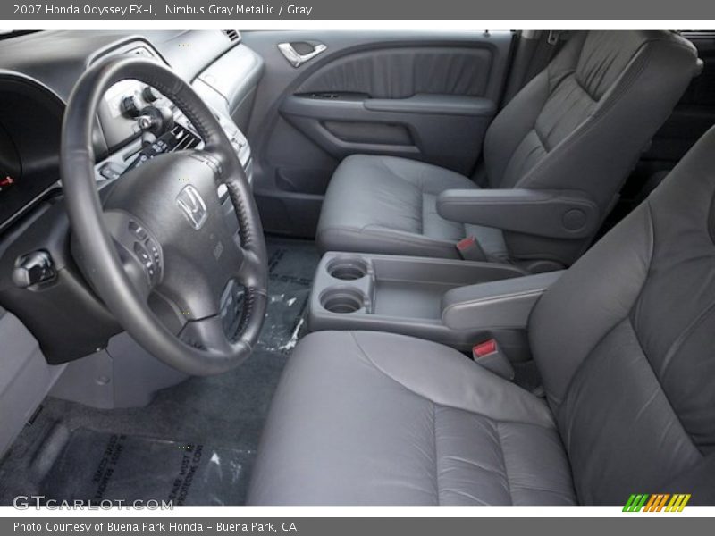 Nimbus Gray Metallic / Gray 2007 Honda Odyssey EX-L