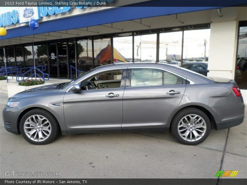 Sterling Gray Metallic / Dune 2013 Ford Taurus Limited