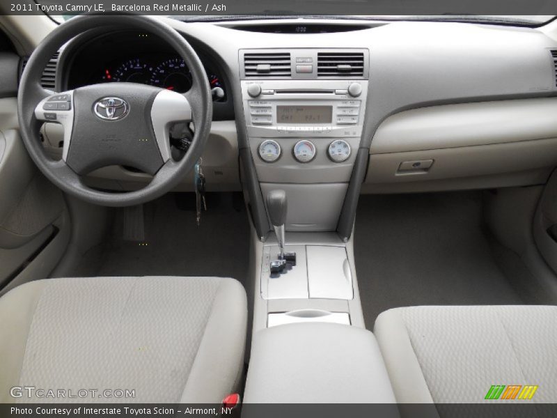 Barcelona Red Metallic / Ash 2011 Toyota Camry LE