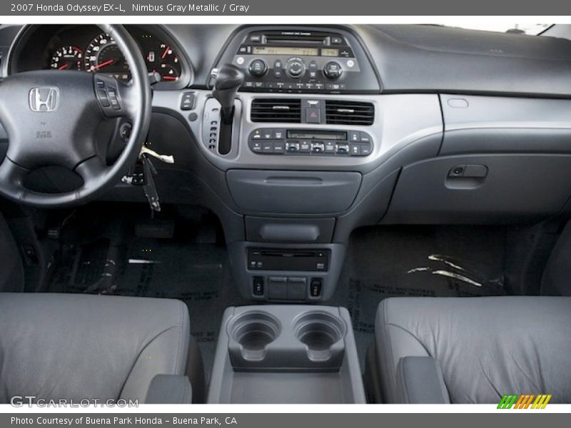 Nimbus Gray Metallic / Gray 2007 Honda Odyssey EX-L