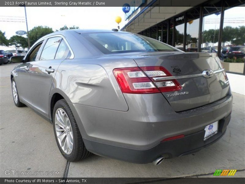 Sterling Gray Metallic / Dune 2013 Ford Taurus Limited