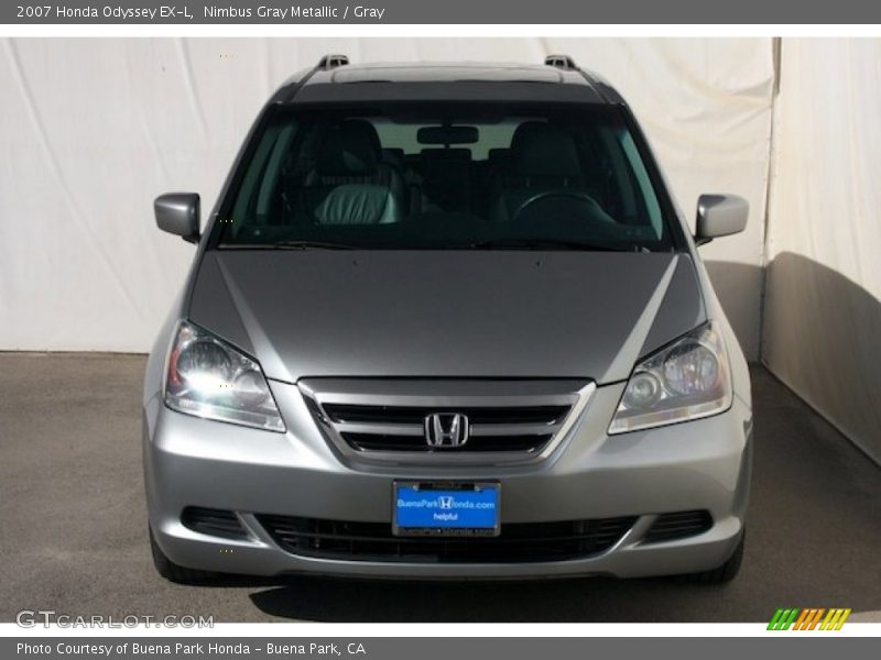 Nimbus Gray Metallic / Gray 2007 Honda Odyssey EX-L