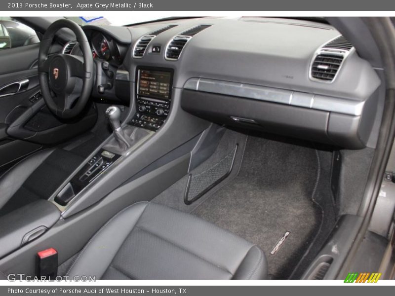 Agate Grey Metallic / Black 2013 Porsche Boxster
