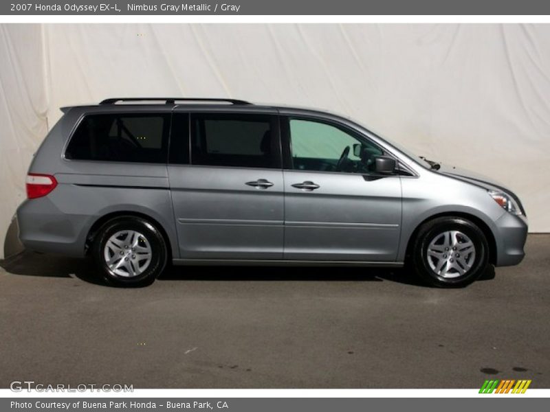Nimbus Gray Metallic / Gray 2007 Honda Odyssey EX-L