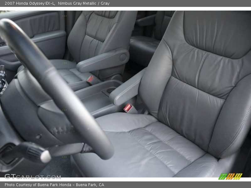 Nimbus Gray Metallic / Gray 2007 Honda Odyssey EX-L