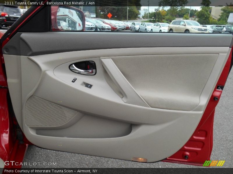 Barcelona Red Metallic / Ash 2011 Toyota Camry LE