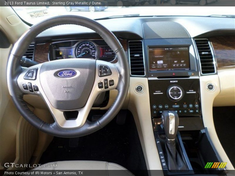 Sterling Gray Metallic / Dune 2013 Ford Taurus Limited