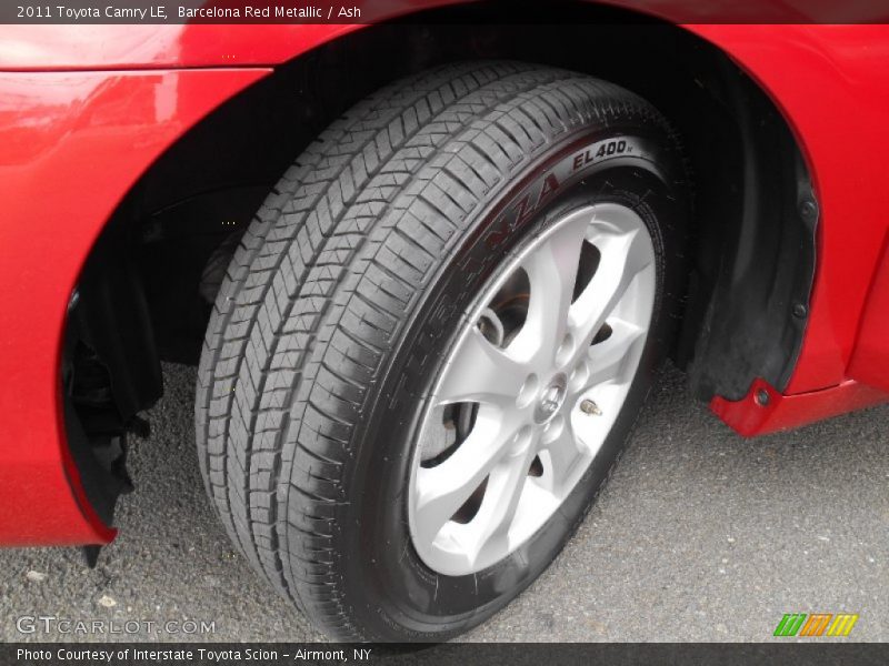 Barcelona Red Metallic / Ash 2011 Toyota Camry LE