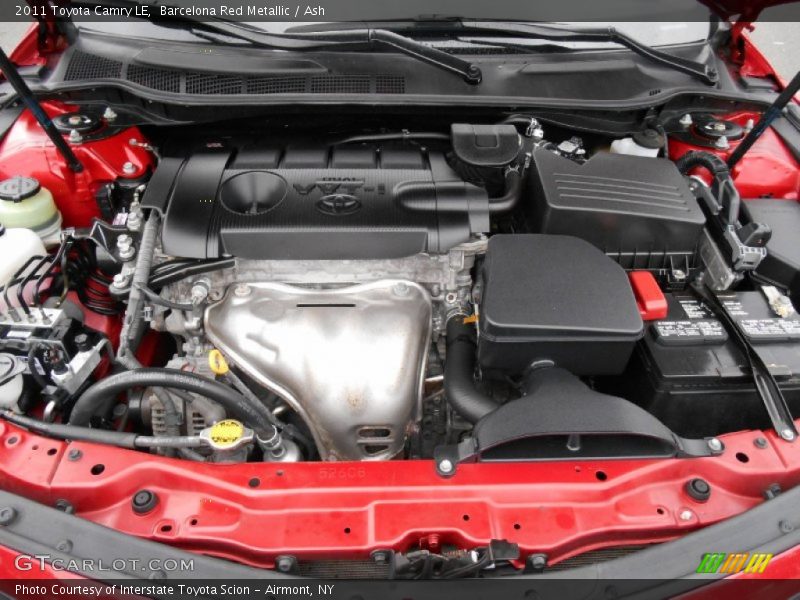 Barcelona Red Metallic / Ash 2011 Toyota Camry LE