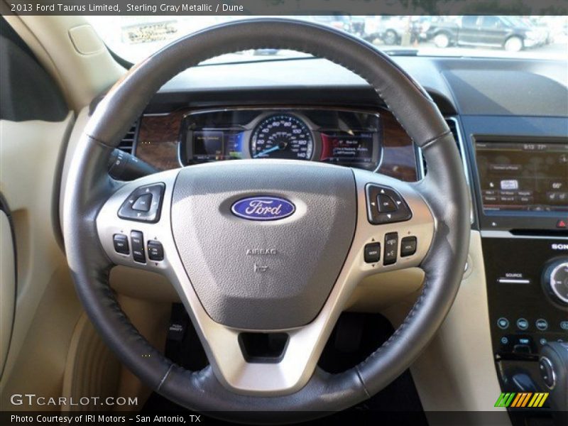 Sterling Gray Metallic / Dune 2013 Ford Taurus Limited