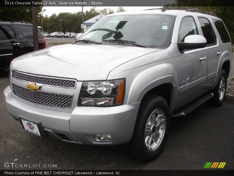 Silver Ice Metallic / Ebony 2014 Chevrolet Tahoe LT 4x4
