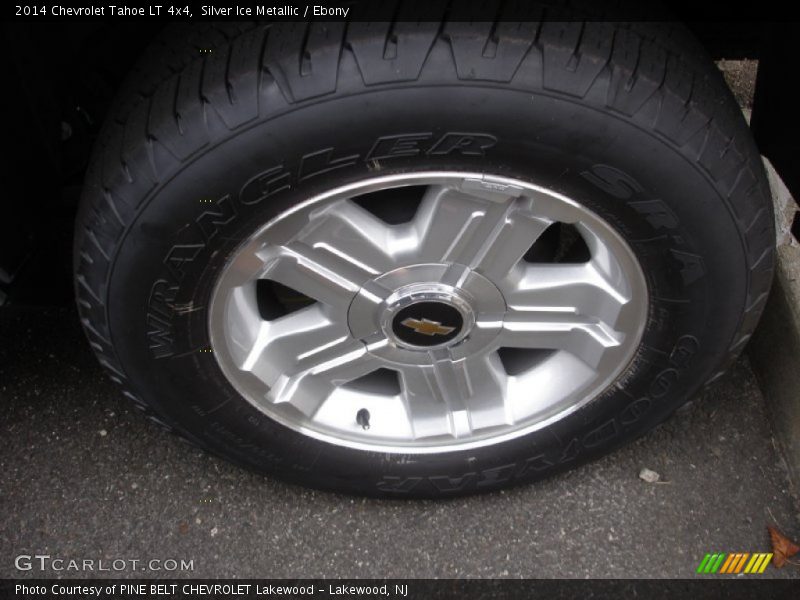 Silver Ice Metallic / Ebony 2014 Chevrolet Tahoe LT 4x4