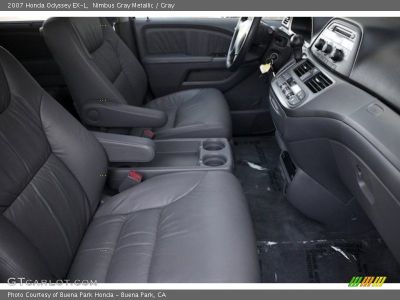 Nimbus Gray Metallic / Gray 2007 Honda Odyssey EX-L
