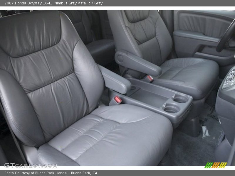 Nimbus Gray Metallic / Gray 2007 Honda Odyssey EX-L