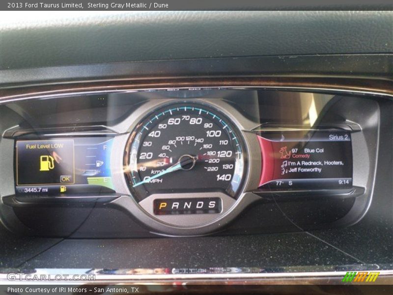 Sterling Gray Metallic / Dune 2013 Ford Taurus Limited