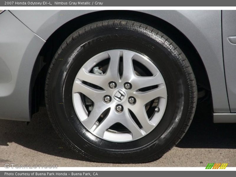Nimbus Gray Metallic / Gray 2007 Honda Odyssey EX-L