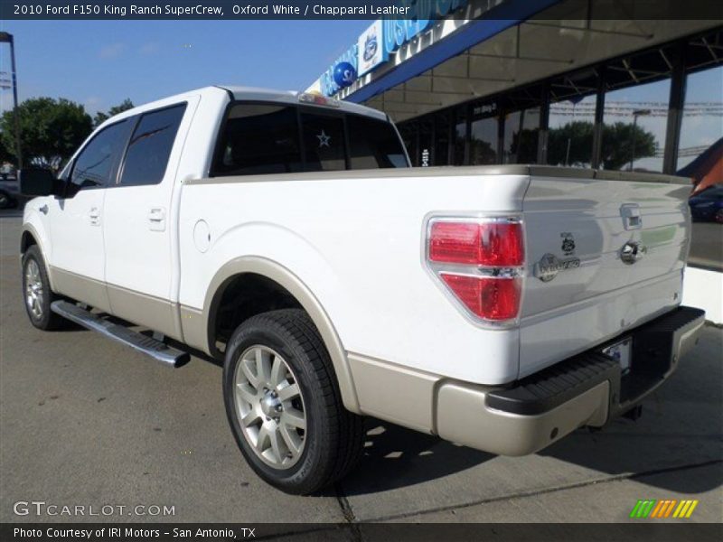 Oxford White / Chapparal Leather 2010 Ford F150 King Ranch SuperCrew