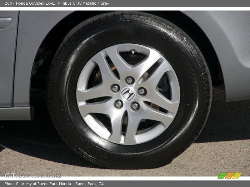 Nimbus Gray Metallic / Gray 2007 Honda Odyssey EX-L