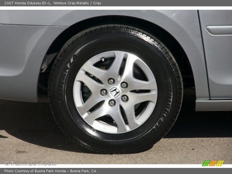Nimbus Gray Metallic / Gray 2007 Honda Odyssey EX-L