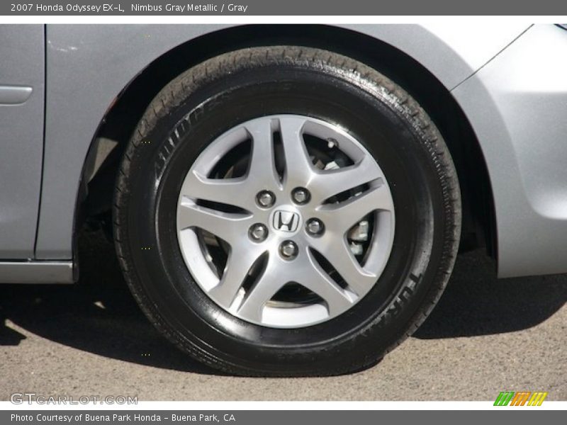 Nimbus Gray Metallic / Gray 2007 Honda Odyssey EX-L