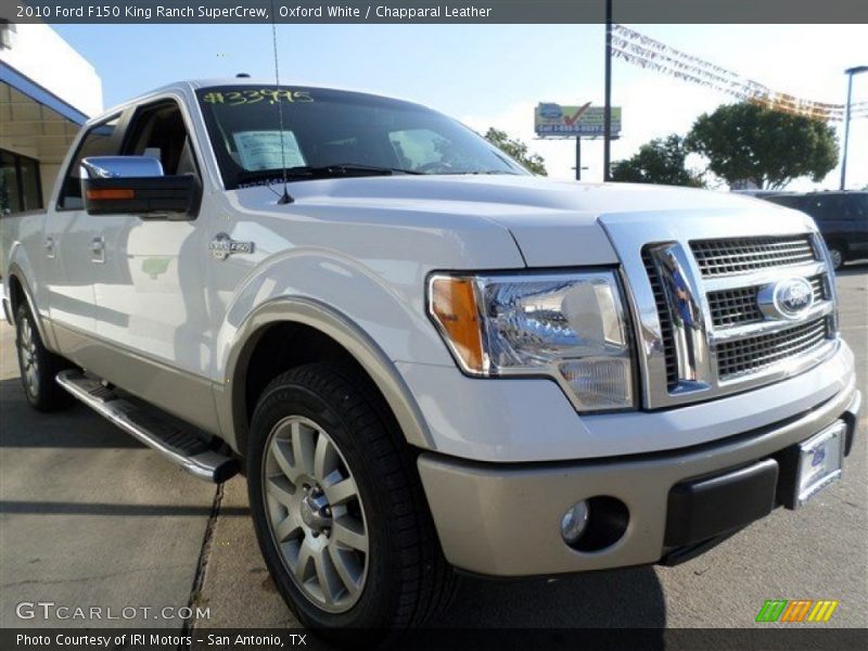Oxford White / Chapparal Leather 2010 Ford F150 King Ranch SuperCrew
