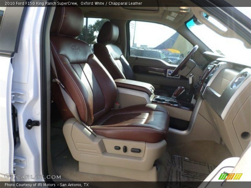Oxford White / Chapparal Leather 2010 Ford F150 King Ranch SuperCrew