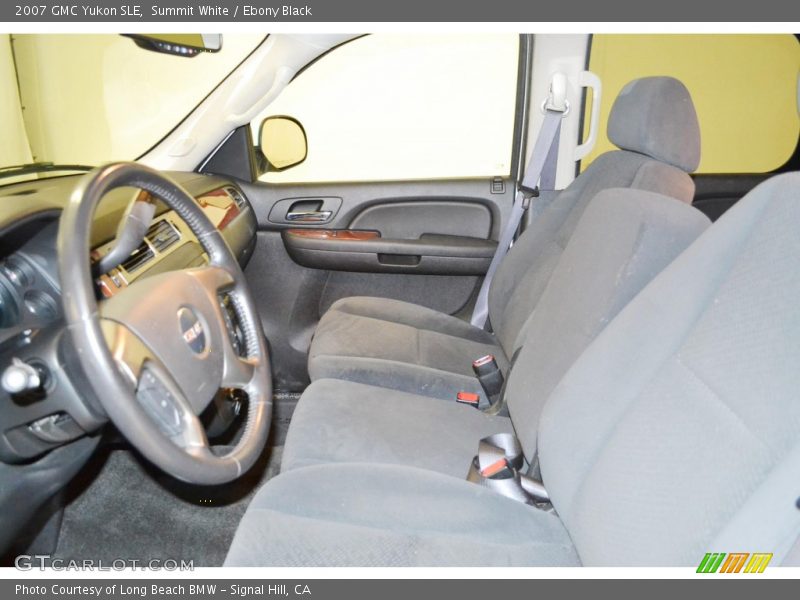 Summit White / Ebony Black 2007 GMC Yukon SLE