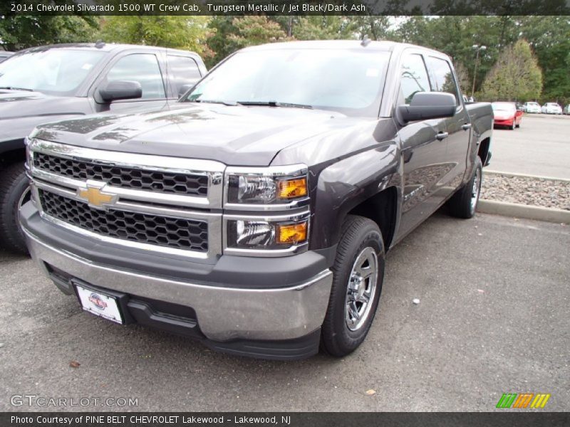 Tungsten Metallic / Jet Black/Dark Ash 2014 Chevrolet Silverado 1500 WT Crew Cab