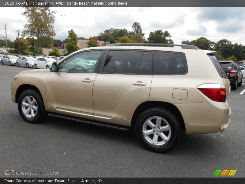 Sandy Beach Metallic / Sand Beige 2010 Toyota Highlander V6 4WD