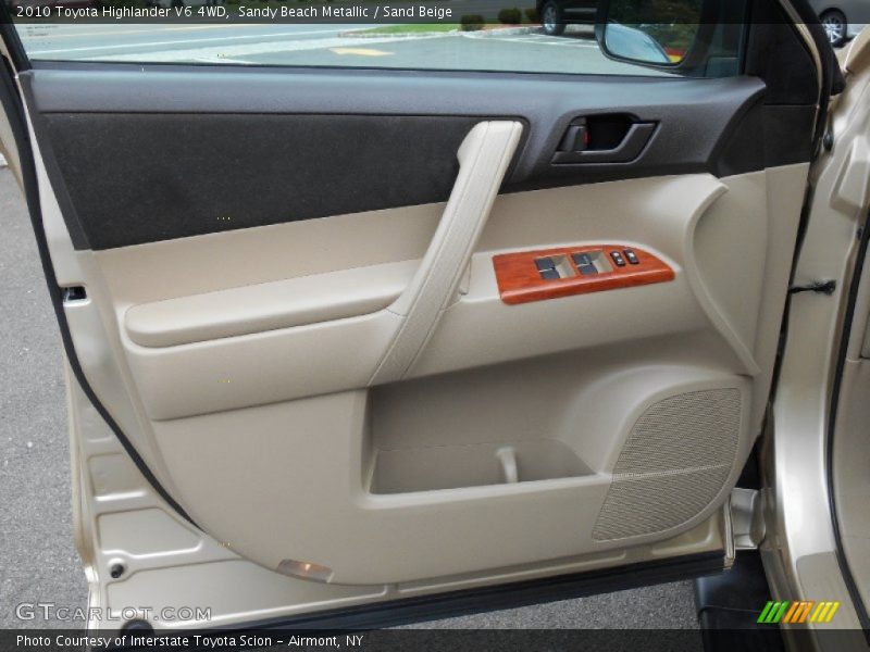Sandy Beach Metallic / Sand Beige 2010 Toyota Highlander V6 4WD