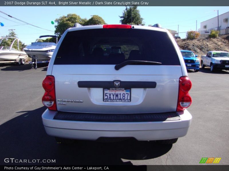 Bright Silver Metallic / Dark Slate Gray/Light Slate Gray 2007 Dodge Durango SLT 4x4