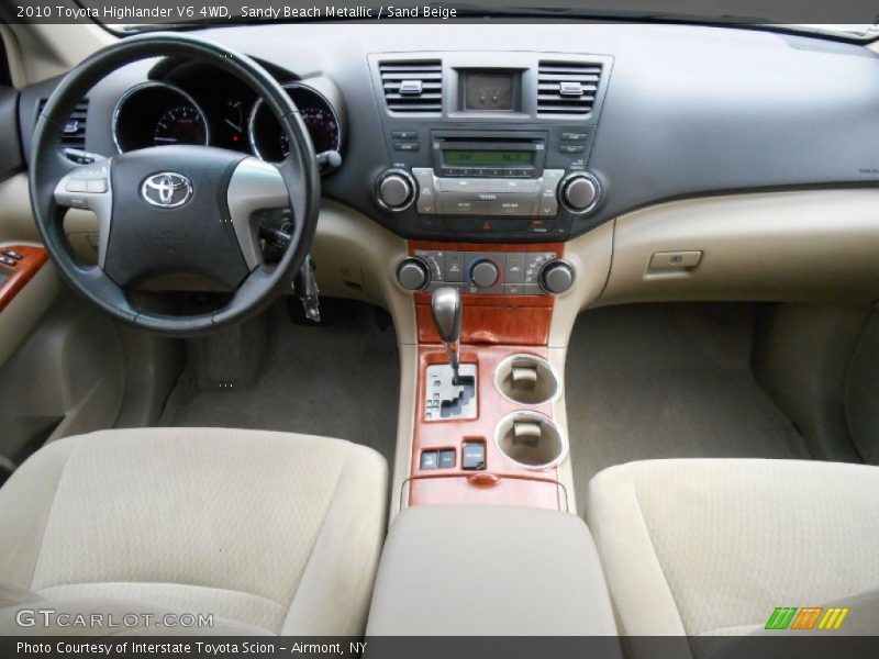 Sandy Beach Metallic / Sand Beige 2010 Toyota Highlander V6 4WD