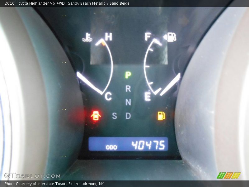 Sandy Beach Metallic / Sand Beige 2010 Toyota Highlander V6 4WD