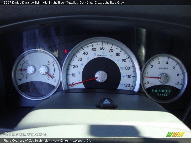 Bright Silver Metallic / Dark Slate Gray/Light Slate Gray 2007 Dodge Durango SLT 4x4