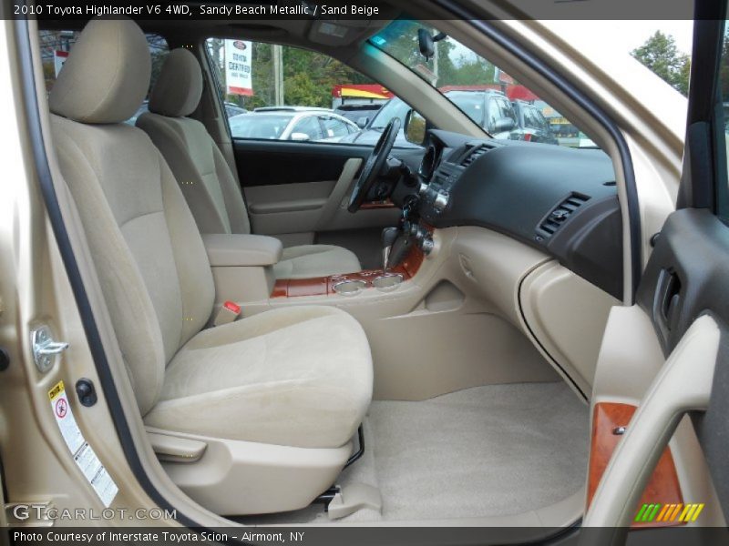 Sandy Beach Metallic / Sand Beige 2010 Toyota Highlander V6 4WD