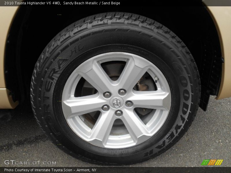 Sandy Beach Metallic / Sand Beige 2010 Toyota Highlander V6 4WD