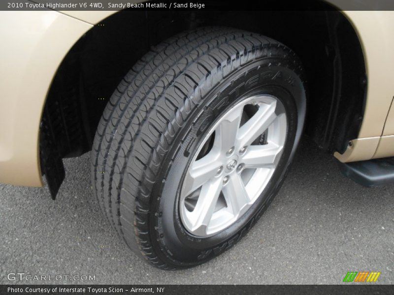 Sandy Beach Metallic / Sand Beige 2010 Toyota Highlander V6 4WD