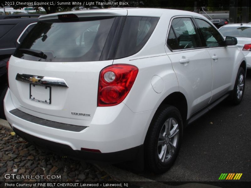 Summit White / Light Titanium/Jet Black 2013 Chevrolet Equinox LS