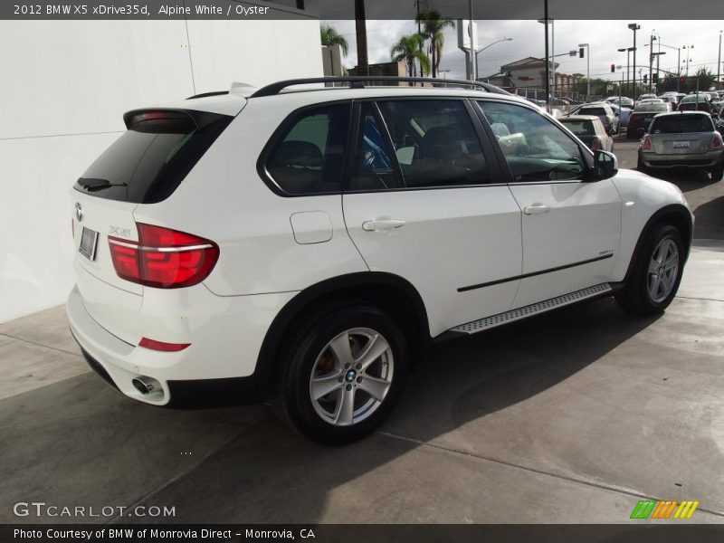 Alpine White / Oyster 2012 BMW X5 xDrive35d