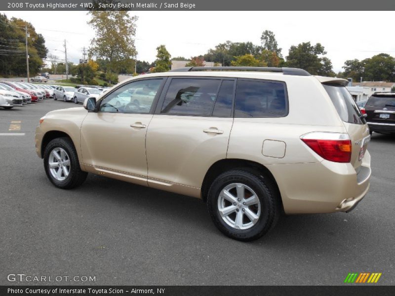 Sandy Beach Metallic / Sand Beige 2008 Toyota Highlander 4WD