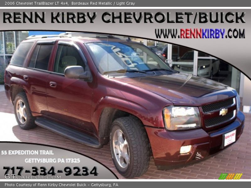 Bordeaux Red Metallic / Light Gray 2006 Chevrolet TrailBlazer LT 4x4
